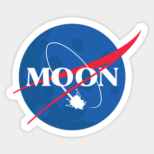 Moon (Apollo 11 tribute) Sticker